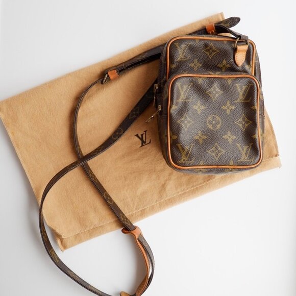 Authentic Preowned Vintage Louis Vuitton Monogram Mini Amazone Crossbody Bag - Picture 1 of 16